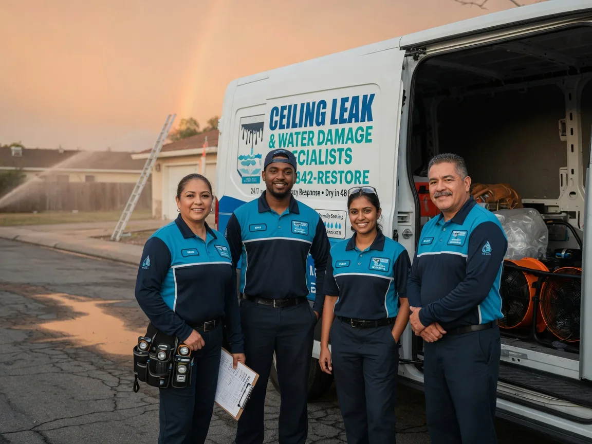 Ceiling Leak Cleanup company in Manorville, PA