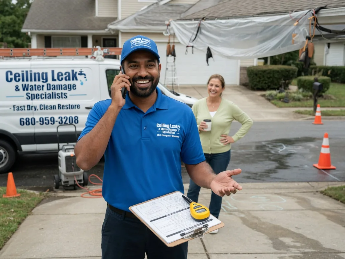 Ceiling Leak Cleanup Manorville, PA FAQs